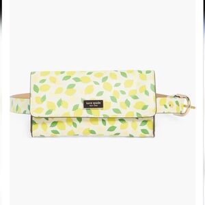 Kate Spade NY Lemon Toss Belt Bag Sz S/M - NWT MSRP $98